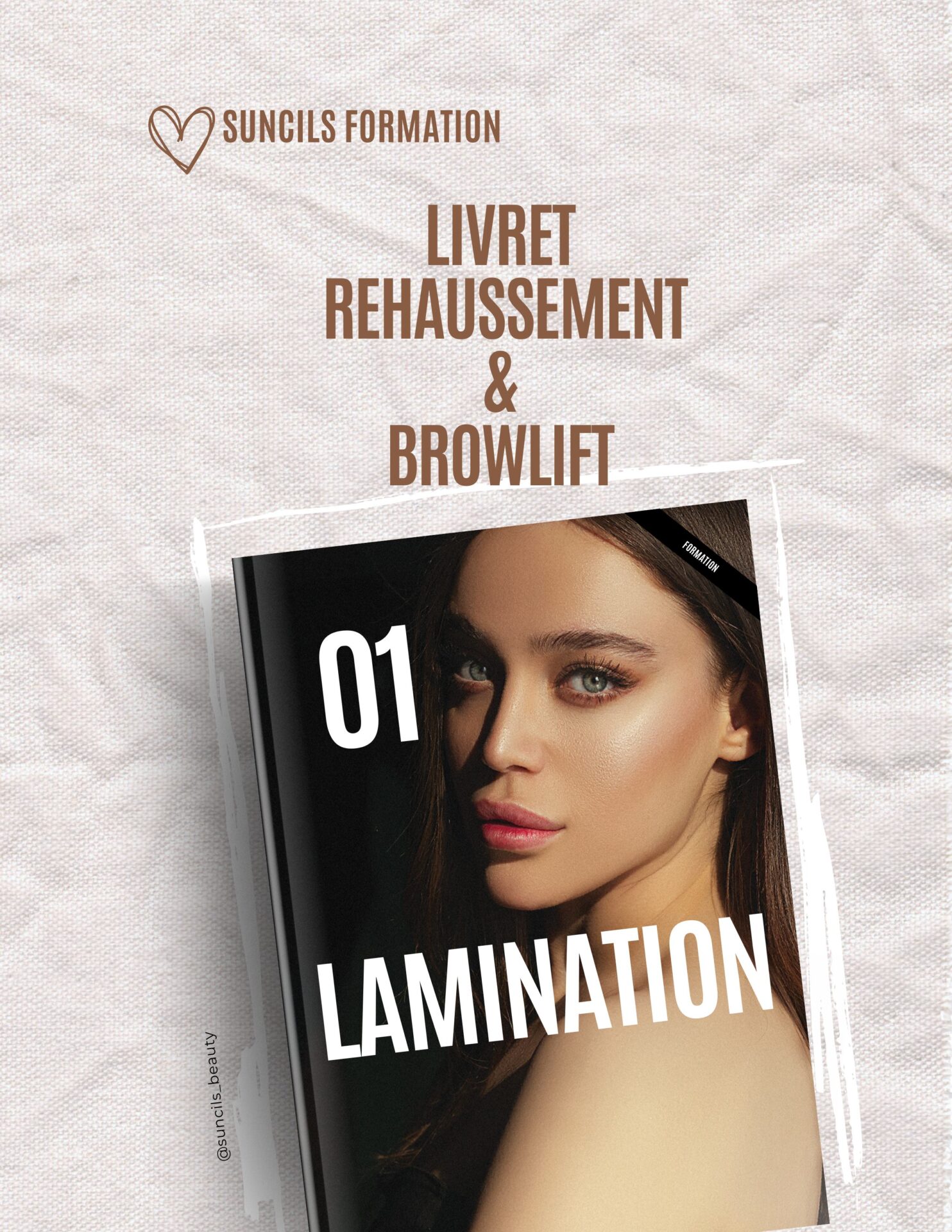 Couverture livret formation browlift et rehaussement cils